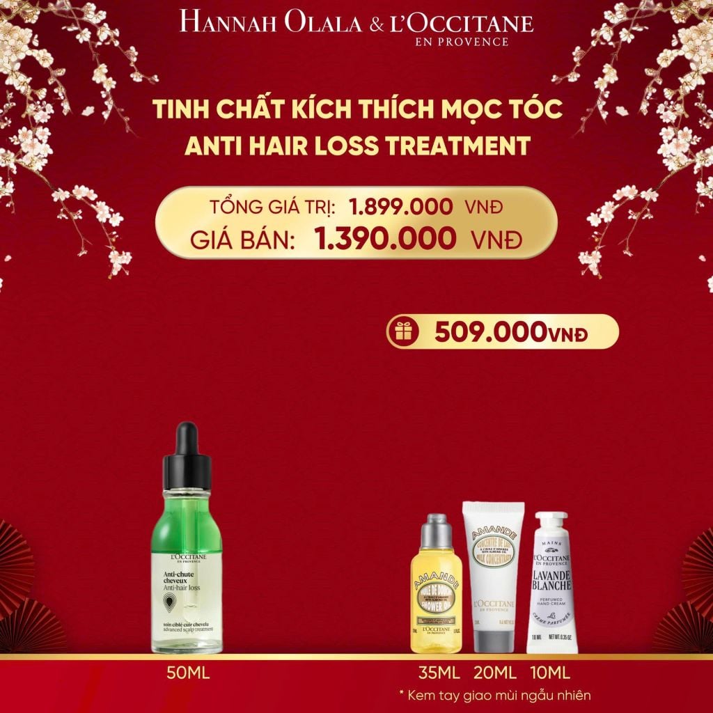  DEAL 7: TINH CHẤT KÍCH THÍCH MỌC TÓC L'OCCITANE 50ML 