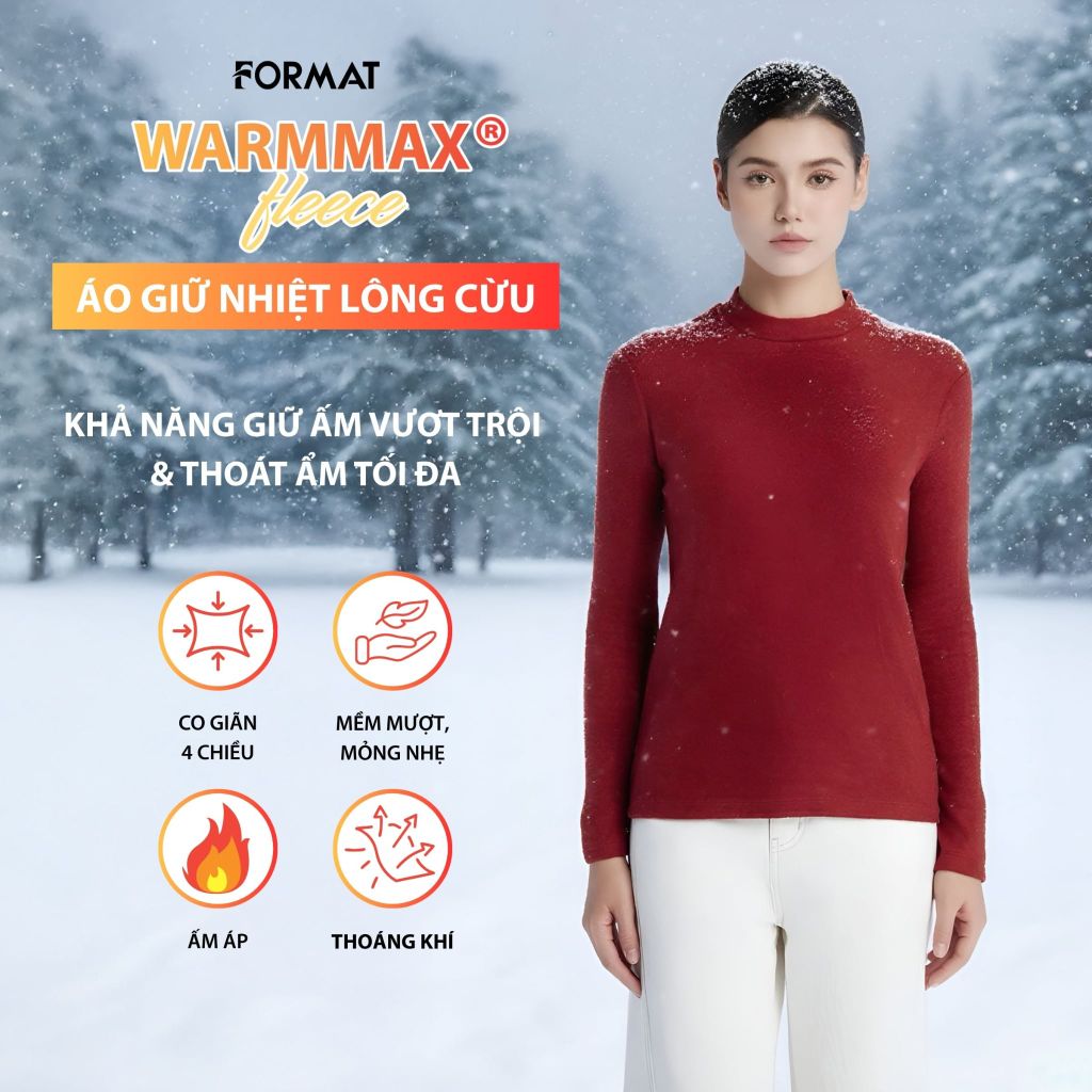  NỮ/ÁO GIỮ NHIỆT WARMMAX LÔNG CỪU FORMAT - 10000026 - DEAL 1 - A857 