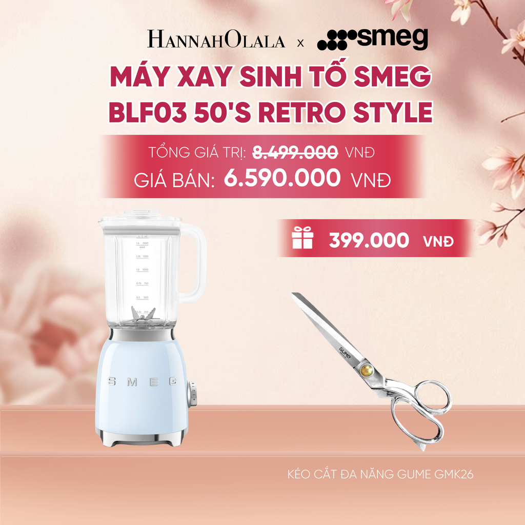  MÁY XAY SINH TỐ SMEG BLF03 50'S RETRO STYLE - A960 