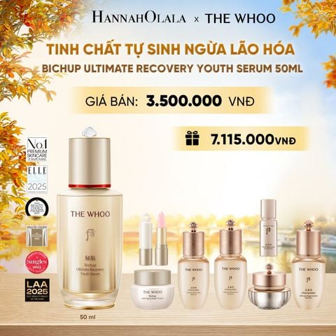  TINH CHẤT TỰ SINH NGỪA LÃO HÓA THẾ HỆ THỨ 4 THE WHOO BICHUP ULTIMATE RECOVERY YOUTH SERUM 50ML - E2100 