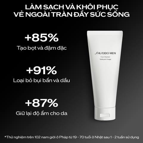  C14_DEAL 21: SỮA RỬA MẶT SHISEIDO MEN FACE CLEANSER 125ML (quà tặng date T4/2026) 