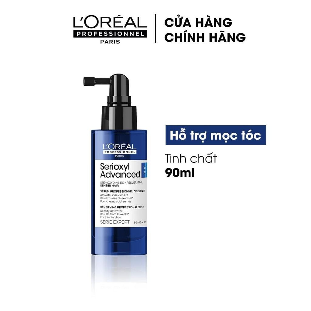  TINH CHẤT HỖ TRỢ XỊT MỌC TÓC L'OREAL PROFESSIONNEL SERIOXYL ADVANCED 90ML - D12 