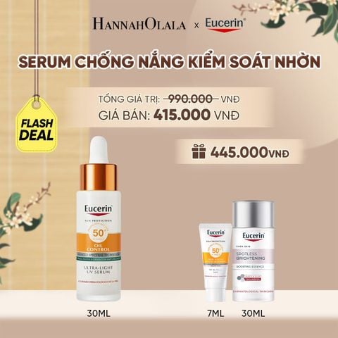  FD SERUM CHỐNG NẮNG KIỂM SOÁT DẦU EUCERIN OIL CONTROL ULTRA-LIGHT UV DAILY SERUM SPF50+ PA++++ 30ML - A1209 