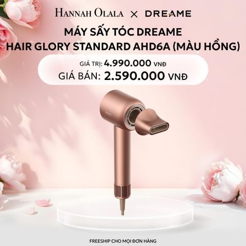  E59: DEAL 7: MÁY SẤY TÓC DREAME HAIR GLORY STANDARD AHD6A - BẢN QUỐC TẾ - BH 24 THÁNG 