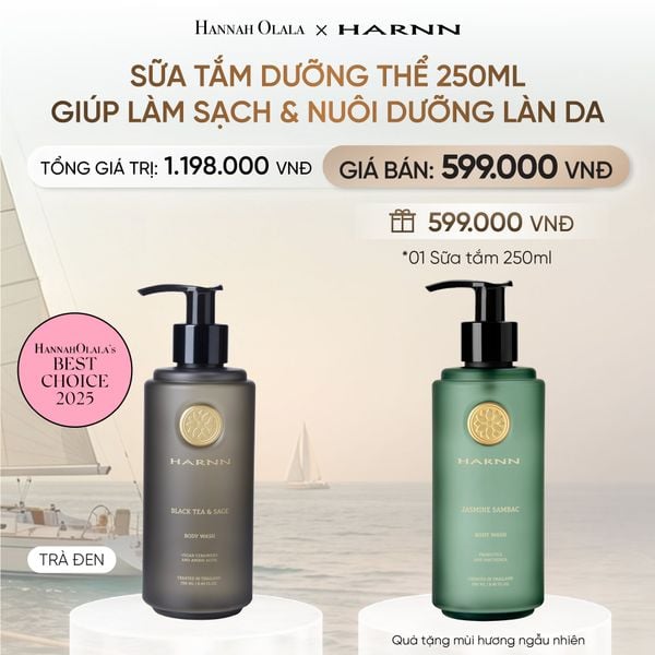  [MUA 1 TẶNG 1] SỮA TẮM HARNN 250ML GIÚP LÀM SẠCH VÀ NUÔI DƯỠNG LÀN DA _ DEAL 1 