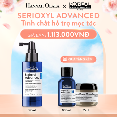  A470_DEAL 1: [FLASH DEAL] TINH CHẤT MỌC TÓC L'ORÉAL PROFESSIONNEL SERIOXYL ADVANCED 90ML - DẠNG XỊT (SPRAY) 