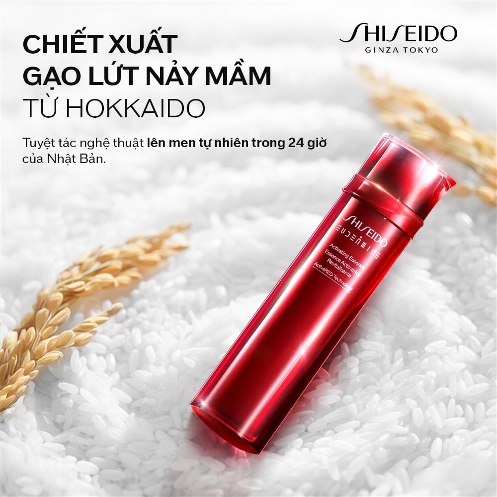  DEAL 2: NƯỚC THẦN ĐỎ SHISEIDO EUDERMINE ACTIVATING ESSENCE 145ML 