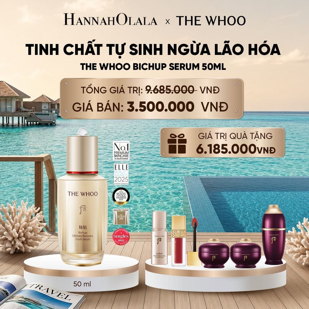  TINH CHẤT TỰ SINH NGỪA LÃO HÓA THẾ HỆ THỨ 4 THE WHOO BICHUP ULTIMATE RECOVERY YOUTH SERUM 50ML 