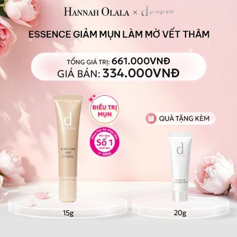  E361: DEAL 7: (01.10 - 04.10) ESSENCE GIẢM MỤN VÀ LÀM MỜ VẾT THÂM D PROGRAM ACNE CARE SPOT ESSENCE 15G 