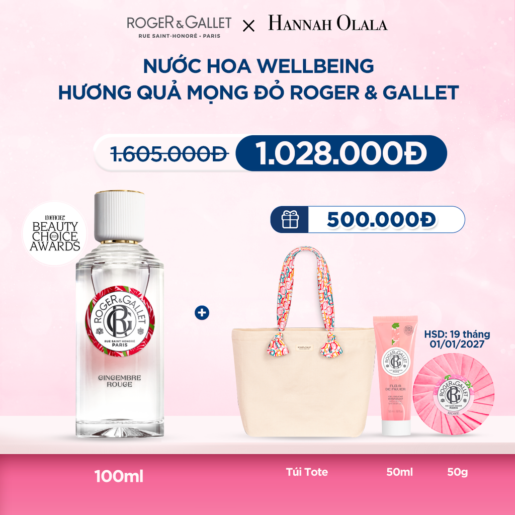  M46_DEAL 2: NƯỚC HOA WELLBEING ROGER&GALLET 100ML 