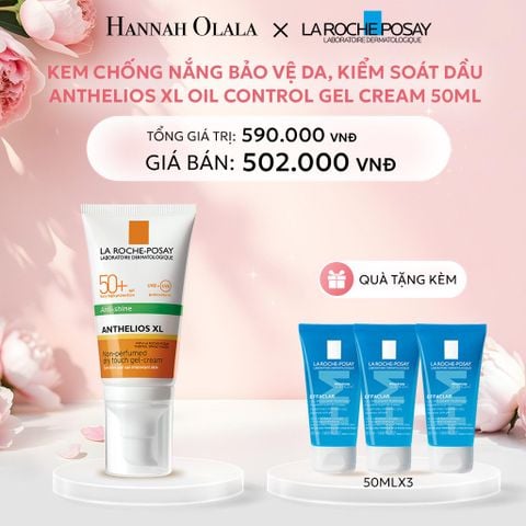  E115: DEAL 1 KEM CHỐNG NẮNG BẢO VỆ DA, KIỂM SOÁT DẦU ANTHELIOS XL OIL CONTROL GEL CREAM 50ML 