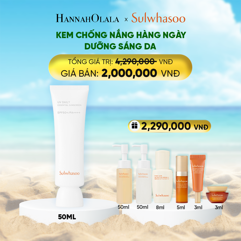  DEAL 9A: KEM CHỐNG NẮNG HÀNG NGÀY DƯỠNG SÁNG 50ML 