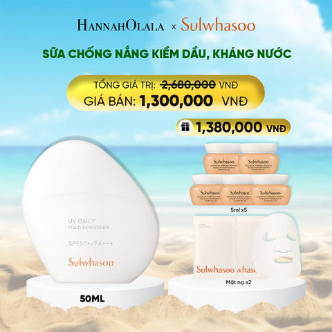  DEAL 7: SỮA CHỐNG NẮNG KIỀM DẦU KHÁNG NƯỚC 50ML 