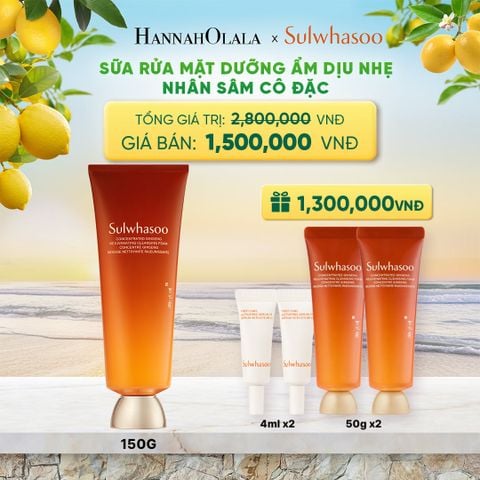  SỮA RỬA MẶT SẠCH SÂU DỊU NHẸ TỪ NHÂN SÂM 150G 