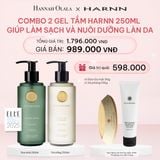  E450_DEAL 1: COMBO 2 GEL TẮM HARNN GIÚP LÀM SẠCH VÀ NUÔI DƯỠNG LÀN DA 250ML - BODY WASH 
