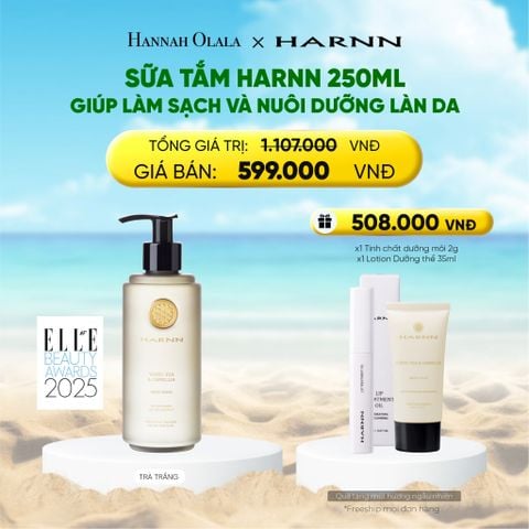  SỮA TẮM HARNN 250ML GIÚP LÀM SẠCH VÀ NUÔI DƯỠNG LÀN DA 
