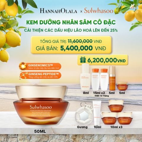  KEM DƯỠNG NHÂN SÂM CÔ ĐẶC CONCENTRATED GINSENG REJUVENATING CREAM 50ML 
