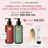  E450_DEAL 1: COMBO 2 GEL TẮM HARNN GIÚP LÀM SẠCH VÀ NUÔI DƯỠNG LÀN DA 250ML - BODY WASH 