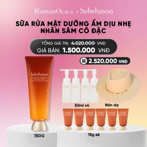  SỮA RỬA MẶT SẠCH SÂU DỊU NHẸ TỪ NHÂN SÂM 150G (MỚI)_A457 