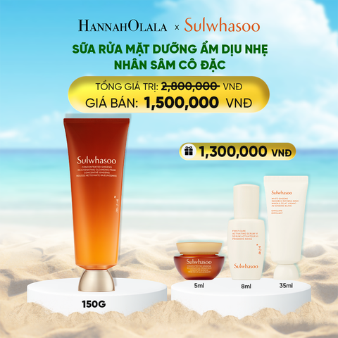  DEAL 8: SỮA RỬA MẶT SẠCH SÂU DỊU NHẸ TỪ NHÂN SÂM 150G (MỚI) 