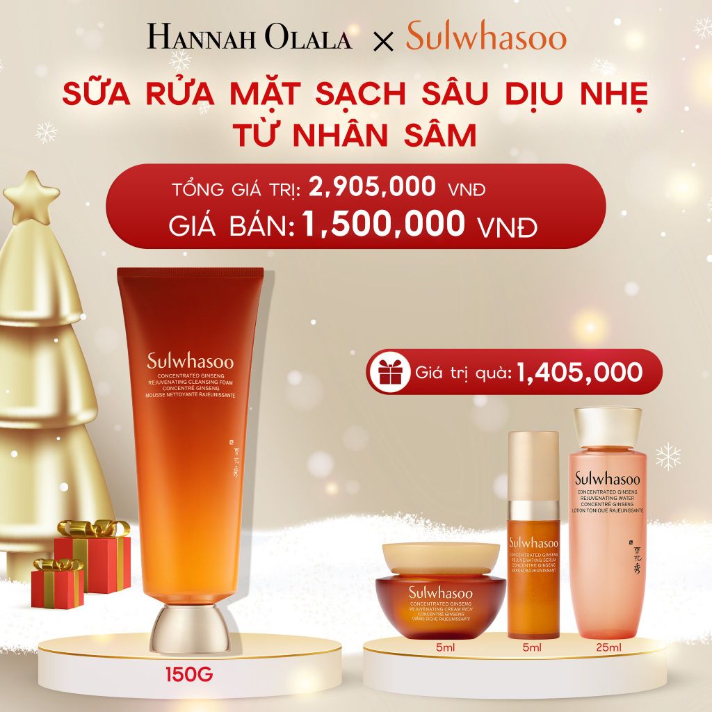  A268_DEAL 8: SỮA RỬA MẶT SẠCH SÂU DỊU NHẸ TỪ NHÂN SÂM 150G (MỚI) 