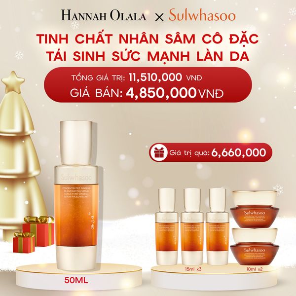  A271_DEAL 2: TINH CHẤT NHÂN SÂM CÔ ĐẶC CONCENTRATED GINSENG REJUVENATING SERUM 50ML 