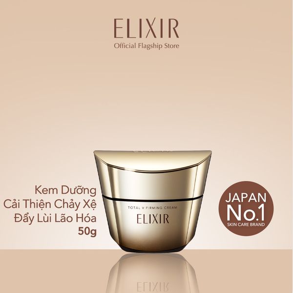  C123_DEAL 12: KEM DƯỠNG CẢI THIỆN CHẢY XỆ NGĂN NGỪA LÃO HÓA ELIXIR TOTAL V FIRMING CREAM 50G 