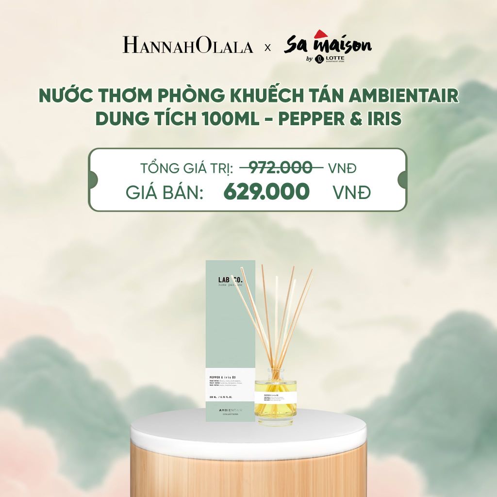  NƯỚC THƠM PHÒNG KHUẾCH TÁN AMBIENTAIR, DUNG TÍCH 100ML - DEAL 3 - A1768 