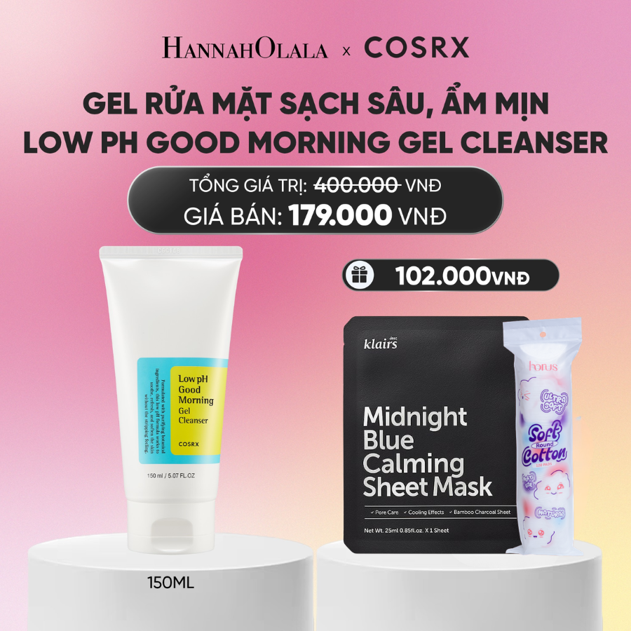  COSRX SỮA RỬA MẶT LOW PH GOOD MORNING GEL CLEANSER 150ML_A1875 