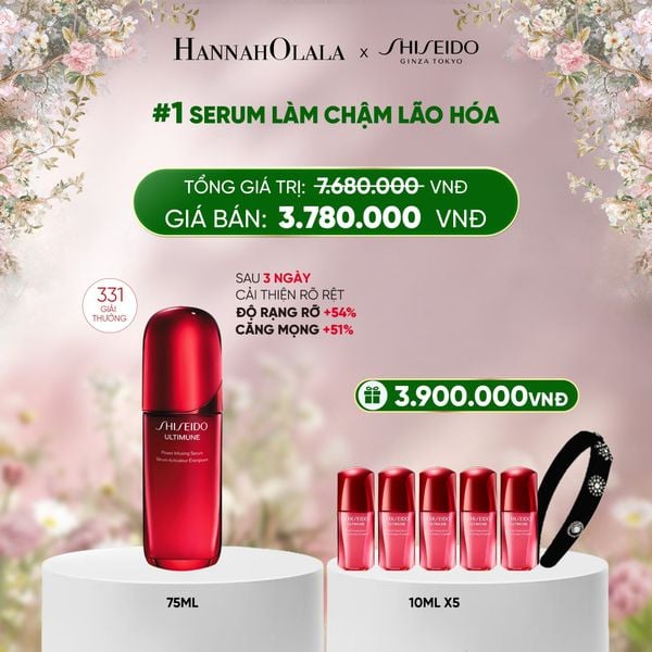  E441_DEAL 1: TINH CHẤT DƯỠNG DA SHISEIDO ULTIMUNE POWER INFUSING 4.0 SERUM 75ML 
