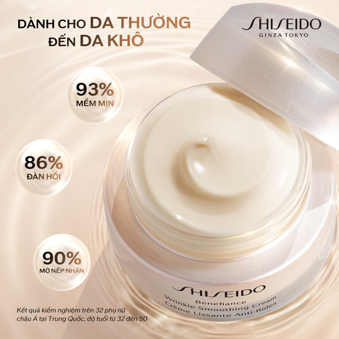  DEAL 8: KEM DƯỠNG DA CHỐNG LÃO HÓA GIÀU ẨM SHISEIDO BENEFIANCE WRINKLE SMOOTHING CREAM ENRICHED 50ML 