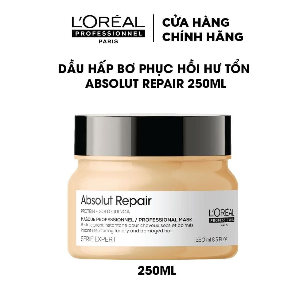  DẦU HẤP BƠ PHỤC HỒI HƯ TỔN TOÀN DIỆN L'ORÉAL PROFESSIONNEL ABSOLUT REPAIR 250ML - D20 