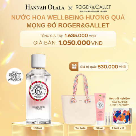  C361_DEAL 2: NƯỚC HOA WELLBEING ROGER&GALLET 100ML 