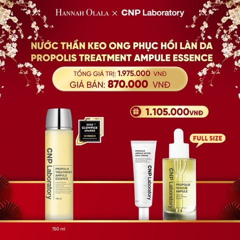  DEAL 50: NƯỚC THẦN KEO ONG PHỤC HỒI LÀN DA PROPOLIS TREATMENT AMPULE ESSENCE 150ML 