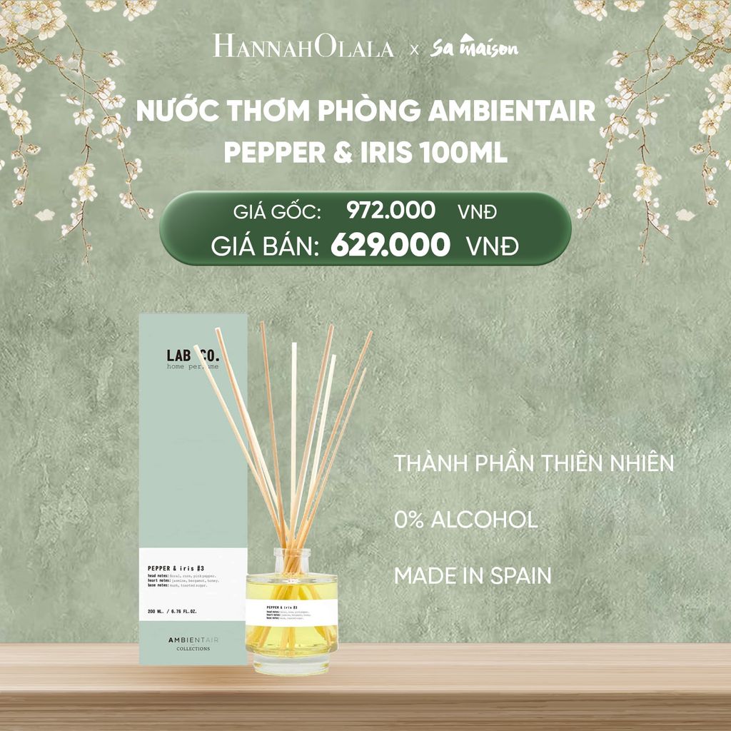  DEAL 4: NƯỚC THƠM PHÒNG KHUẾCH TÁN AMBIENTAIR, DUNG TÍCH 100ML 