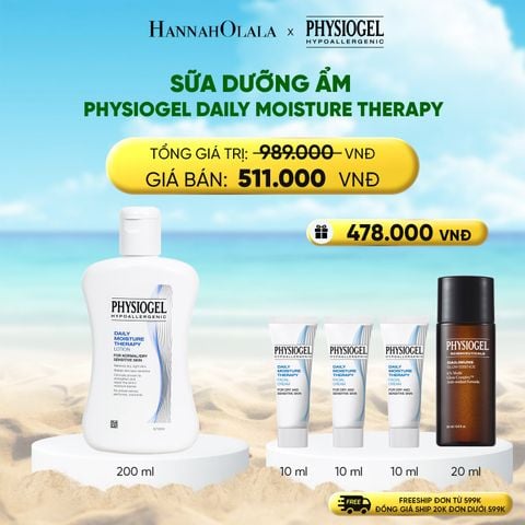  DEAL 1: SỮA DƯỠNG ẨM PHYSIOGEL DAILY MOISTURE THERAPY 200ML 
