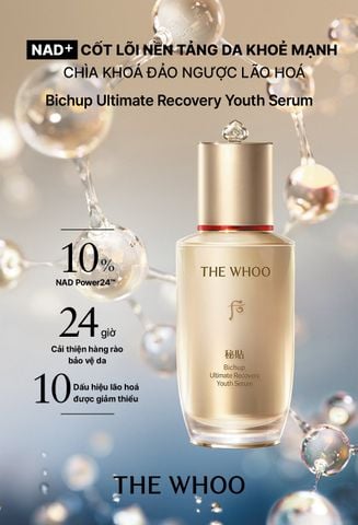  E242_DEAL 2: [PRE-ORDER] HANNAH EXCLUSIVE - BỘ TINH CHẤT TỰ SINH NGĂN NGỪA LÃO HÓA THẾ HỆ THỨ 4 THE WHOO BICHUP ULTIMATE RECOVERY YOUTH SERUM 50ML + 20ML (GIAO HÀNG SAU NGÀY 05/09) 
