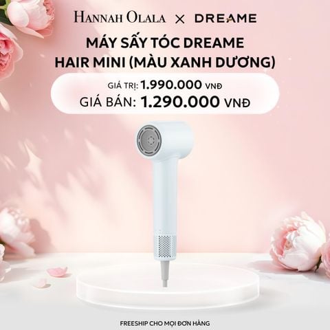  E49: DEAL 12: MÁY SẤY TÓC DREAME HAIR MINI - BẢN QUỐC TẾ - BẢO HÀNH 24 THÁNG 