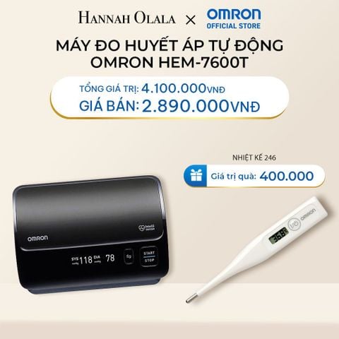  DEAL 5: MÁY ĐO HUYẾT ÁP TỰ ĐỘNG OMRON HEM-7600T 