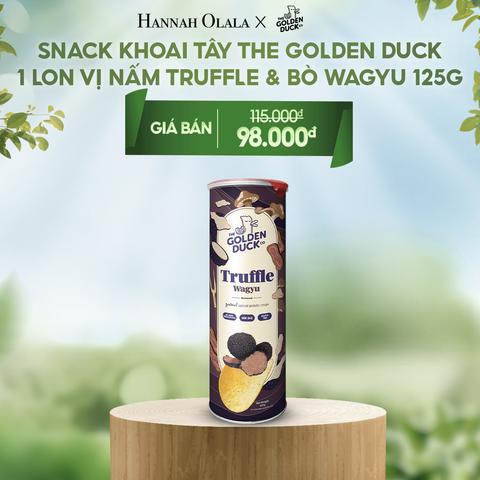  E142_DEAL 3: SNACK KHOAI TÂY THE GOLDEN DUCK SINGAPORE 1 LON (VỊ TỰ CHỌN) 