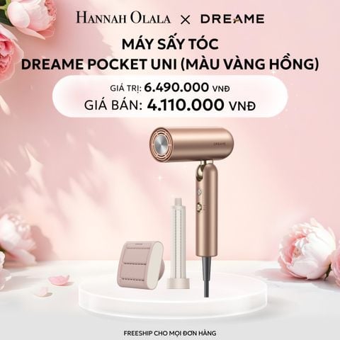  E56: DEAL 4: MÁY SẤY TÓC DREAME POCKET UNI - BẢN QUỐC TẾ - BẢO HÀNH 24 THÁNG 