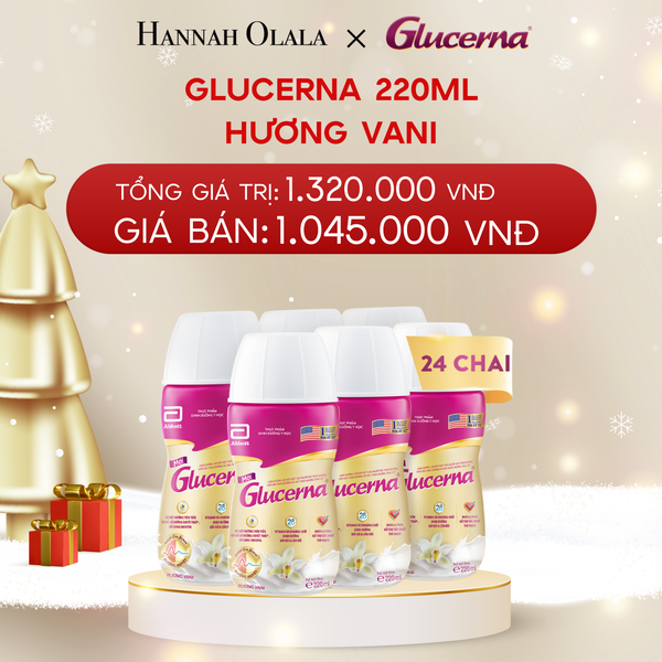  A191_DEAL 4: 1 THÙNG GLUCERNA 24 CHAI 