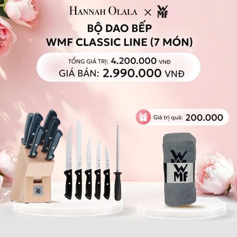  E95: DEAL 14: BỘ DAO BẾP WMF CLASSIC LINE (7 MÓN) 