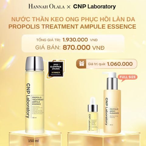  DEAL 52: NƯỚC THẦN KEO ONG PHỤC HỒI LÀN DA PROPOLIS TREATMENT AMPULE ESSENCE 150ML 