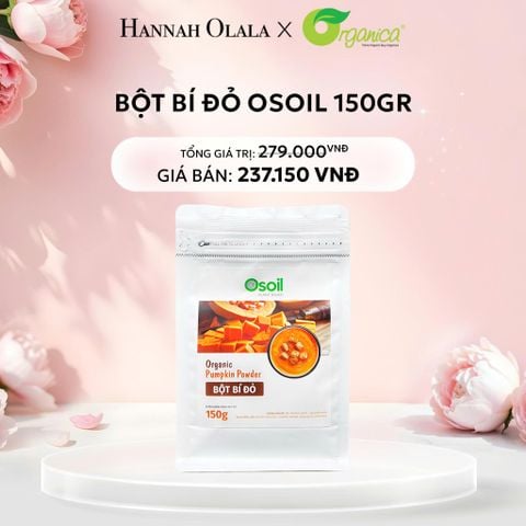  E168: DEAL 5: BỘT BÍ ĐỎ OSOIL 150GR 