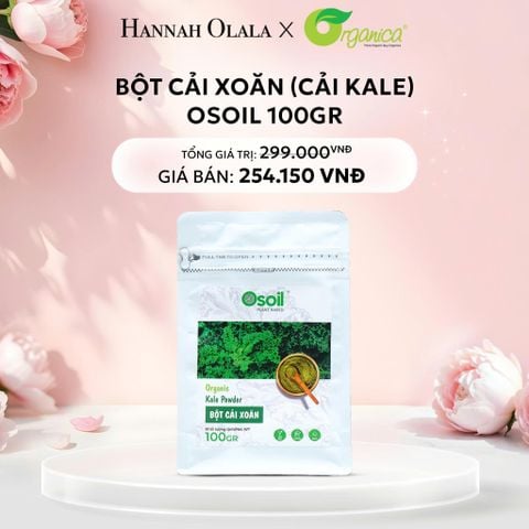  E169: DEAL 6: BỘT CẢI XOĂN (CẢI KALE) OSOIL 100GR 