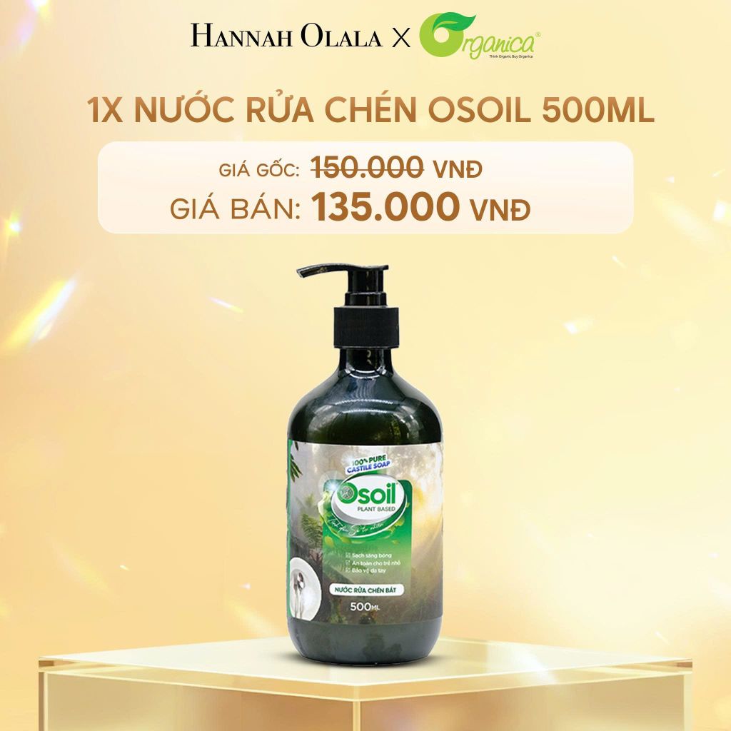  C861_DEAL 7: NƯỚC RỬA CHÉN OSOIL 500ML 