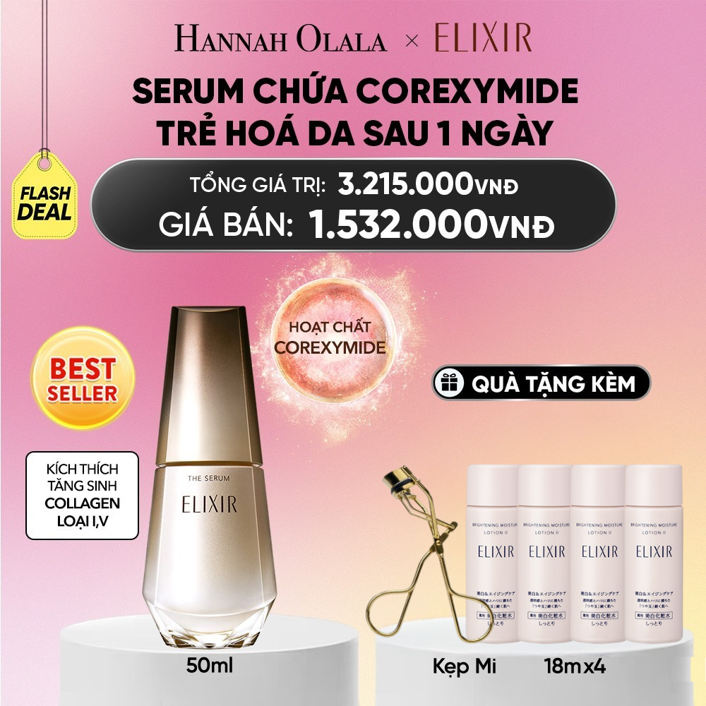  SERUM KÍCH HOẠT TRẺ HÓA LÀN DA ELIXIR THE SERUM AA 50ML - DEAL 2.1 