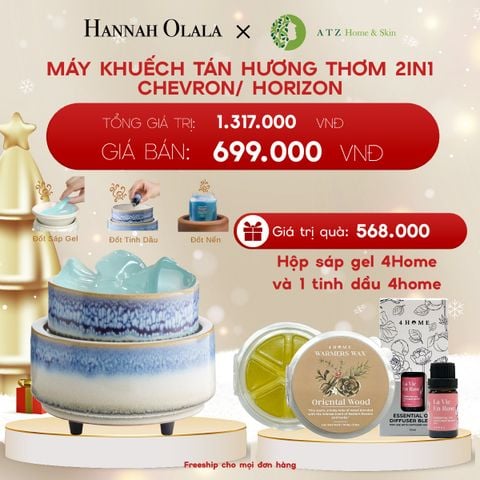  DEAL 2: MÁY KHUẾCH TÁN HƯƠNG THƠM 2IN1 CHEVRON/ HORIZON GIÁ GIẢM CÒN 699.000Đ

TẶNG 1 HỘP SÁP GEL 4HOME TRỊ GIÁ 269.000Đ VÀ TẶNG 1 TINH DẦU 4HOME 10ML TRỊ GIÁ 299.000Đ 