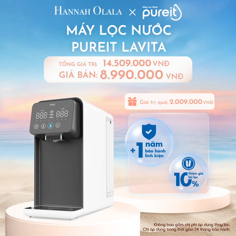  C696_DEAL 2: MÁY LỌC NƯỚC 3 CẤP ĐỘ NÓNG THÔNG MINH PUREIT LAVITA 